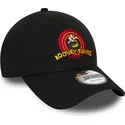 casquette-courbee-noire-ajustable-9forty-bugs-bunny-looney-tunes-chase-new-era