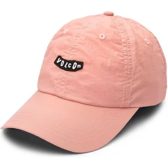 Casquette courbée rose ajustable Stop And Pink Petal Pink Volcom