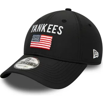 casquette-courbee-noire-ajustable-9forty-team-flag-new-york-yankees-mlb-new-era