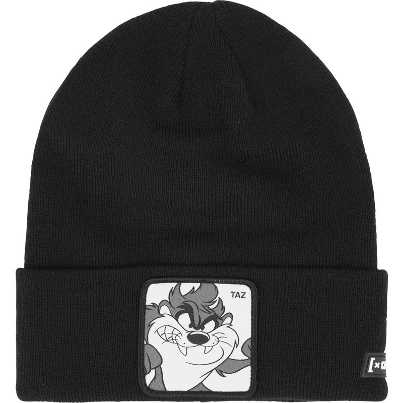 bonnet-noir-diable-tasmanie-bon-taz-looney-tunes-capslab