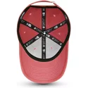 casquette-courbee-rose-ajustable-avec-logo-noir-9forty-league-essential-new-york-yankees-mlb-new-era