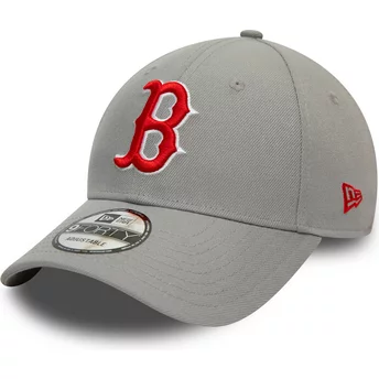 Casquette courbée grise snapback 9FORTY REPREVE Pop Logo Boston Red Sox MLB New Era