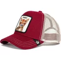 casquette-trucker-rouge-chat-frisky-whisky-the-farm-goorin-bros