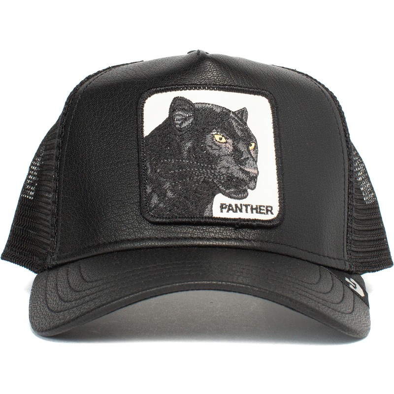 casquette-trucker-noire-panthere-panther-truth-will-prevail-the-farm-goorin-bros