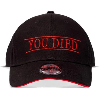 Casquette courbée noire ajustable You Died Demon’s Souls Difuzed