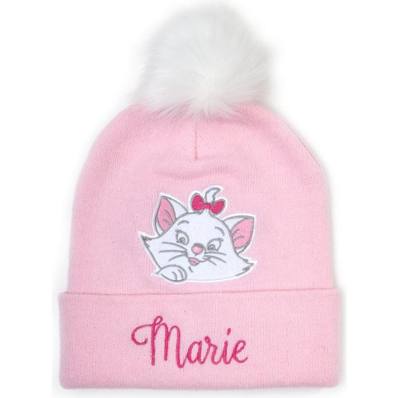 bonnet-rose-avec-pompom-marie-the-aristocats-disney-difuzed