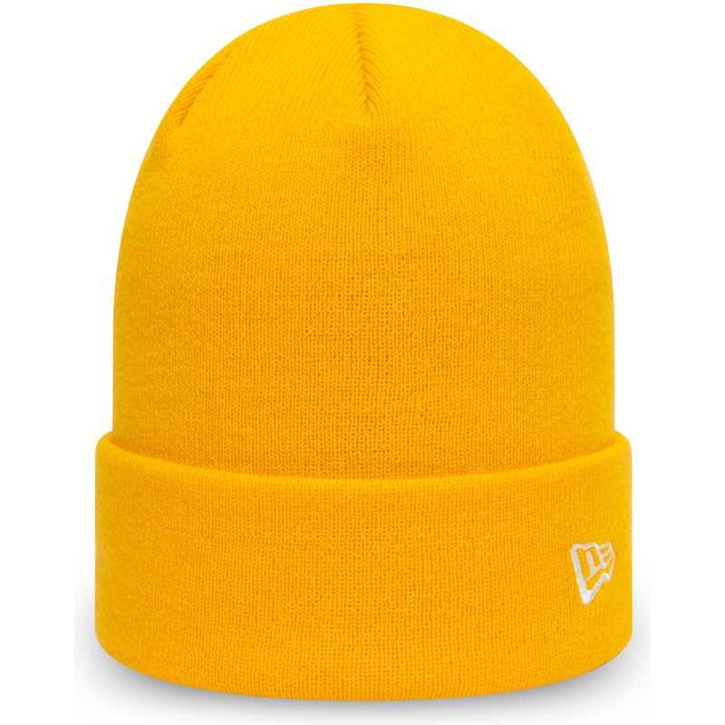 bonnet-jaune-cuff-knit-pop-colour-new-era