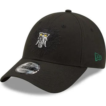 Casquette courbée noire snapback 9FORTY Elemental Oakland Athletics MLB New Era