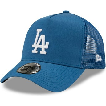 Casquette trucker bleue A Frame Tonal Mesh Los Angeles Dodgers MLB New Era