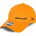 casquette-courbee-orange-snapback-pour-enfant-9forty-stretch-snap-mclaren-racing-formula-1-new-era