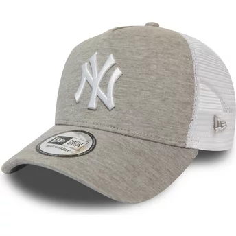 Casquette trucker grise et blanche A Frame Pull Essential New York Yankees MLB New Era