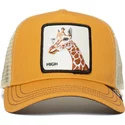 casquette-trucker-jaune-girafe-so-high-the-farm-goorin-bros