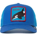 casquette-trucker-bleue-epaulard-the-killer-whale-the-farm-goorin-bros