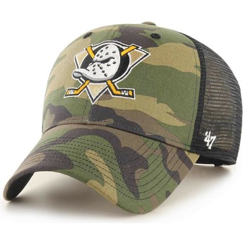 Casquette trucker camouflage MVP Branson Anaheim Ducks NHL 47 Brand