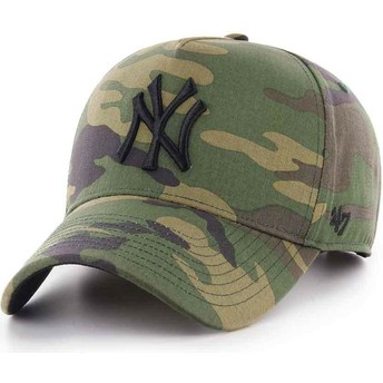 Casquette courbée camouflage snapback MVP DT Grove New York Yankees MLB 47 Brand