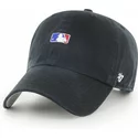 casquette-courbee-noire-ajustable-clean-up-base-runner-mlb-47-brand