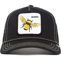 casquette-trucker-noire-abeille-queen-bee-goorin-bros
