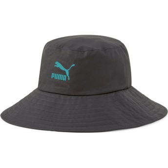 Chapeau seau noir avec logo bleu pour femme Prime Puma
