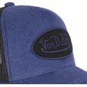 casquette-trucker-bleue-marine-et-noire-vel-blu-von-dutch