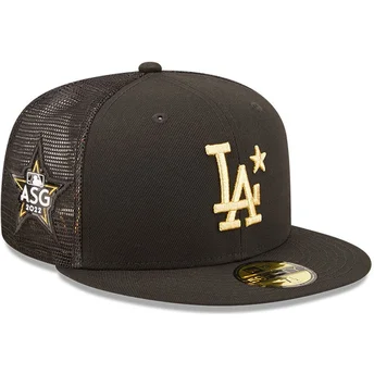 casquette-trucker-plate-noire-ajustee-avec-logo-dore-59fifty-all-star-game-los-angeles-dodgers-mlb-new-era