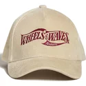 casquette-courbee-beige-ajustable-enjoy-ww20-wheels-and-waves
