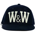 casquette-plate-bleue-marine-ajustable-varsity-ww28-wheels-and-waves