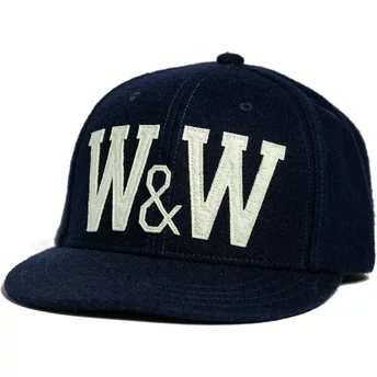 Casquette plate bleue marine ajustable Varsity WW28 Wheels And Waves