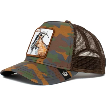 Casquette trucker camouflage chèvre G.O.A.T. Clay Henry The Farm Goorin Bros.