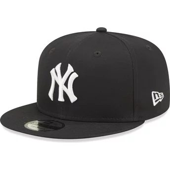 Casquette plate bleue marine snapback 9FIFTY COOPS New York Yankees MLB New Era