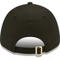 casquette-courbee-noire-ajustable-avec-logo-dore-9forty-metallic-new-york-yankees-mlb-new-era