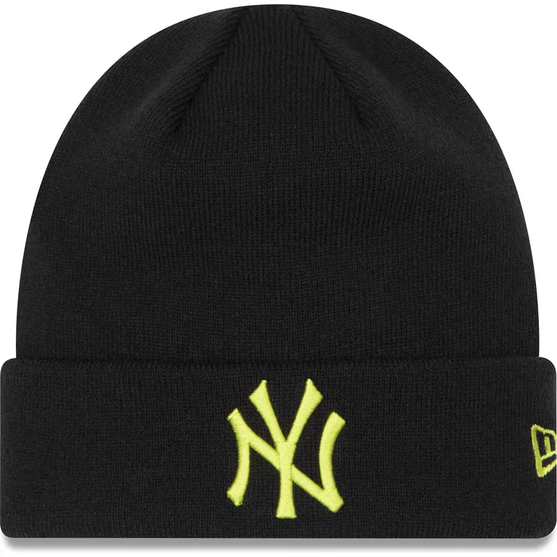 New Era Los Angeles Dodgers MLB Essential Cuff Knit Noir Bonnet