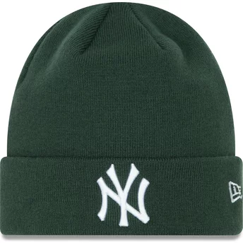 Bonnet vert foncé League Essential Cuff New York Yankees MLB New Era
