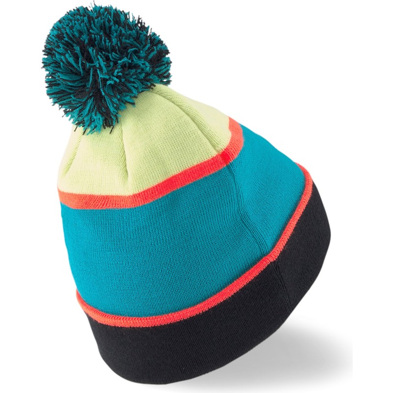 bonnet-noir-et-bleu-avec-pompom-basketball-puma