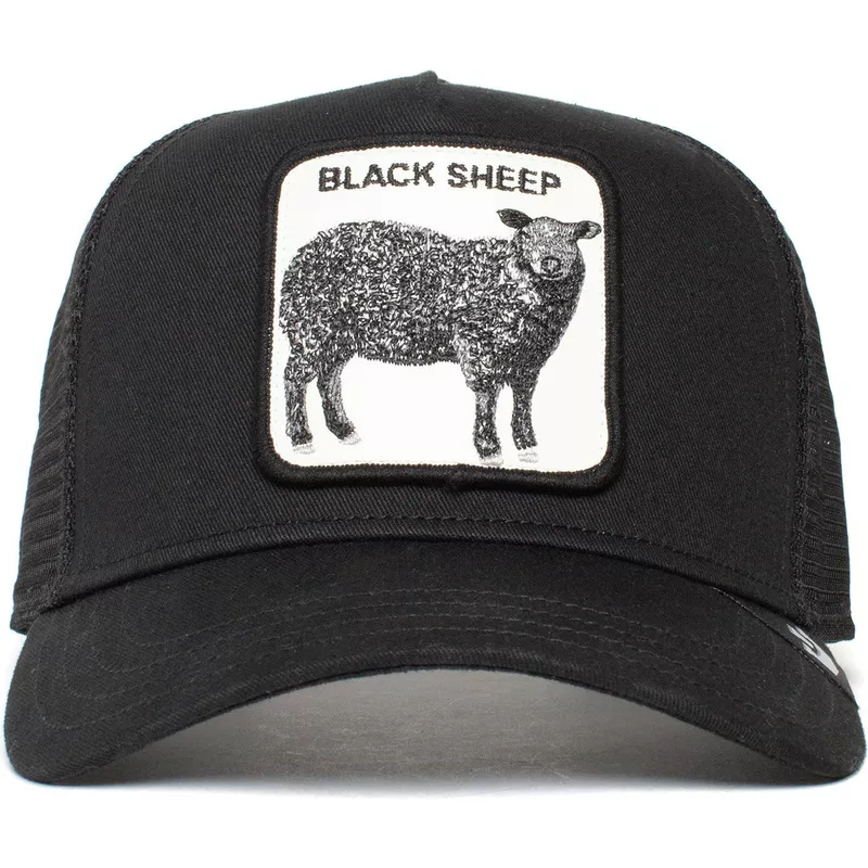 casquette-trucker-noire-mouton-naughty-lamb-goorin-bros
