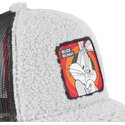 casquette-trucker-grise-peau-mouton-bugs-bunny-fur1-bug2-looney-tunes-capslab