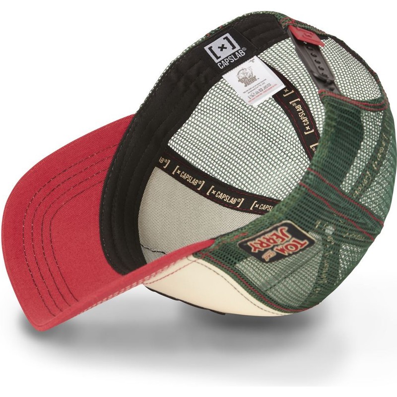 casquette-trucker-beige-verte-et-rouge-tom-et-jerry-tj2-looney-tunes-capslab