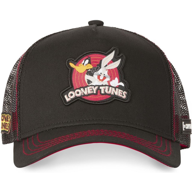casquette-trucker-noire-bugs-bunny-et-daffy-duck-lo1-looney-tunes-capslab