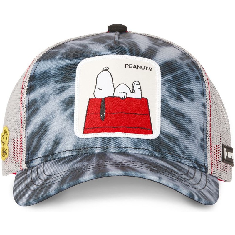 casquette-trucker-bleue-marine-et-grise-snoopy-tie-peanuts-capslab