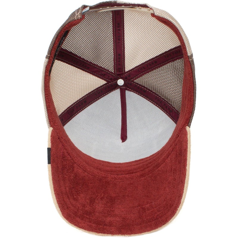 casquette-trucker-marron-capybara-low-key-best-mate-the-farm-goorin-bros