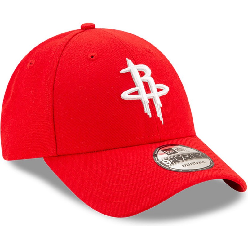 casquette-courbee-rouge-ajustable-9forty-the-league-houston-rockets-nba-new-era