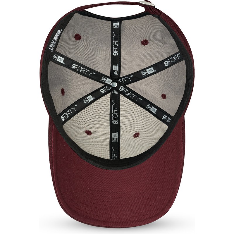 casquette-courbee-grenat-ajustable-9forty-diamond-era-new-york-yankees-mlb-new-era