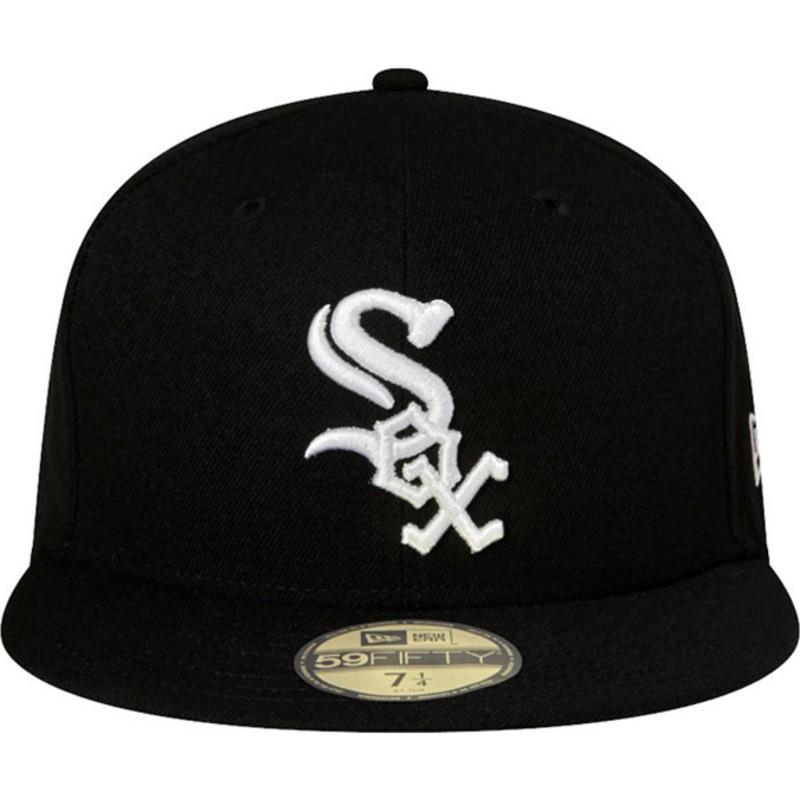 casquette-plate-noire-ajustee-59fifty-authentic-on-field-game-chicago-white-sox-mlb-new-era