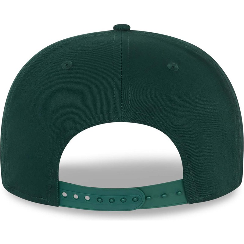casquette-plate-verte-et-jaune-snapback-9fifty-essential-oakland-athletics-mlb-new-era