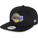 casquette-plate-noire-snapback-9fifty-essential-los-angeles-lakers-nba-new-era