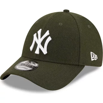 Casquette courbée verte ajustable 9FORTY The League Melton New York Yankees MLB New Era