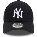 casquette-courbee-bleue-marine-ajustable-9forty-team-side-patch-new-york-yankees-mlb-new-era