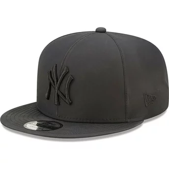 Casquette plate noire snapback avec logo noir 9FIFTY Gore-Tex New York Yankees MLB New Era