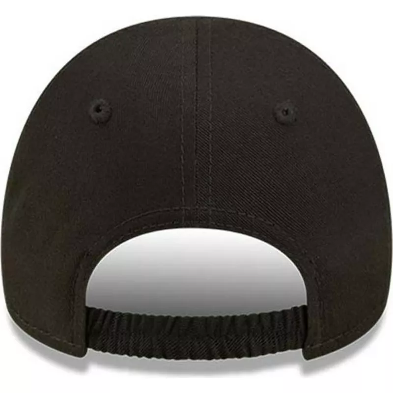 casquette-courbee-noire-ajustable-pour-bambin-avec-logo-beige-9forty-league-essential-new-york-yankees-mlb-new-era