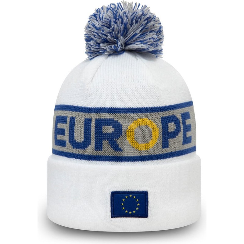 bonnet-blanc-et-bleu-avec-pompom-cuff-friday-bobble-ryder-cup-europe-new-era