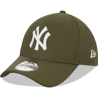 Casquette courbée verte ajustable 9FORTY Diamond Era New York Yankees MLB New Era